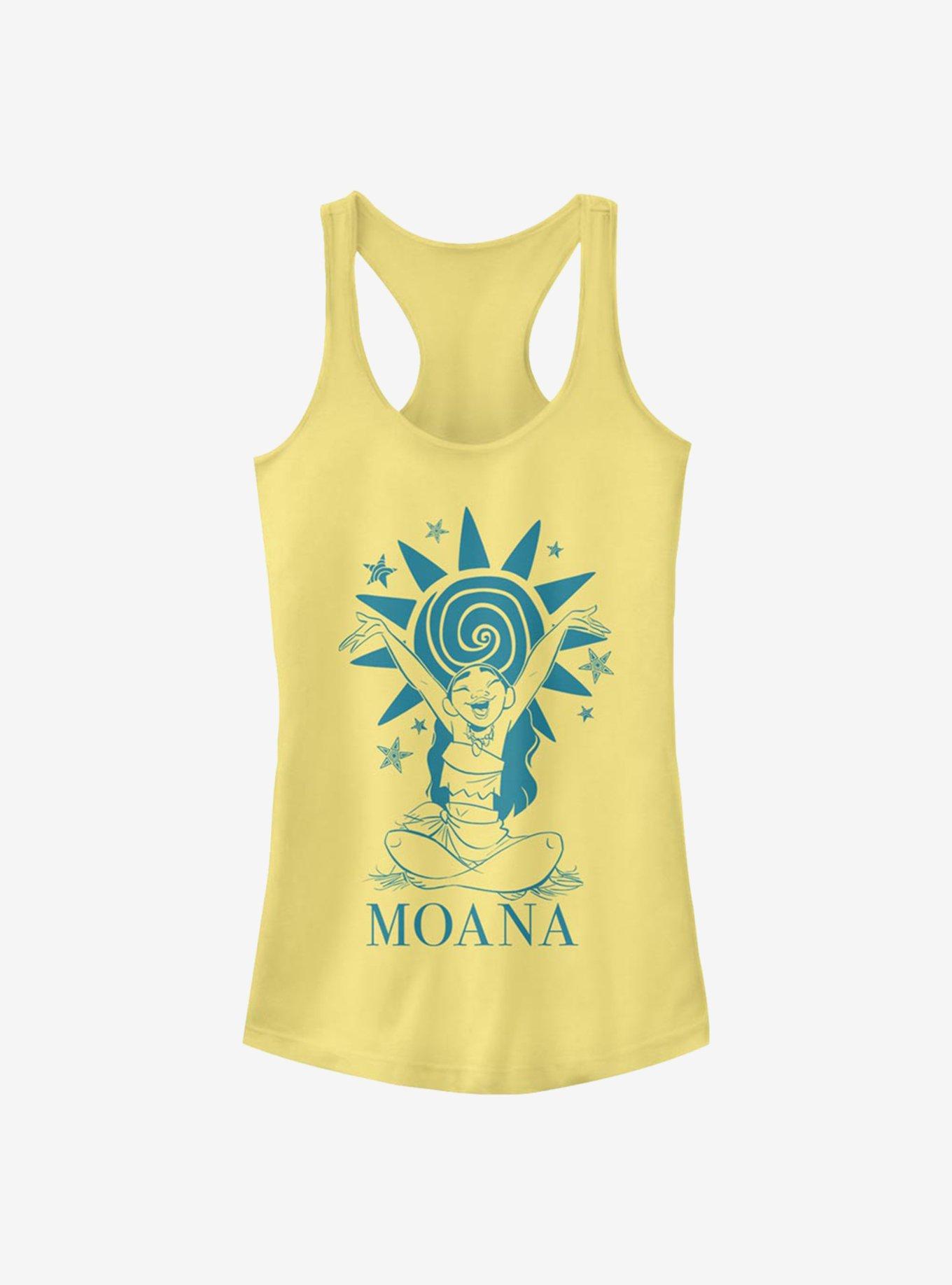 Disney Moana Stars Girls Tank, BANANA, hi-res