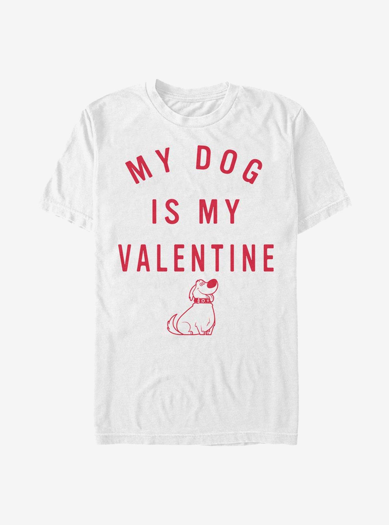 Disney Pixar Up Valentine Dug T-Shirt, WHITE, hi-res
