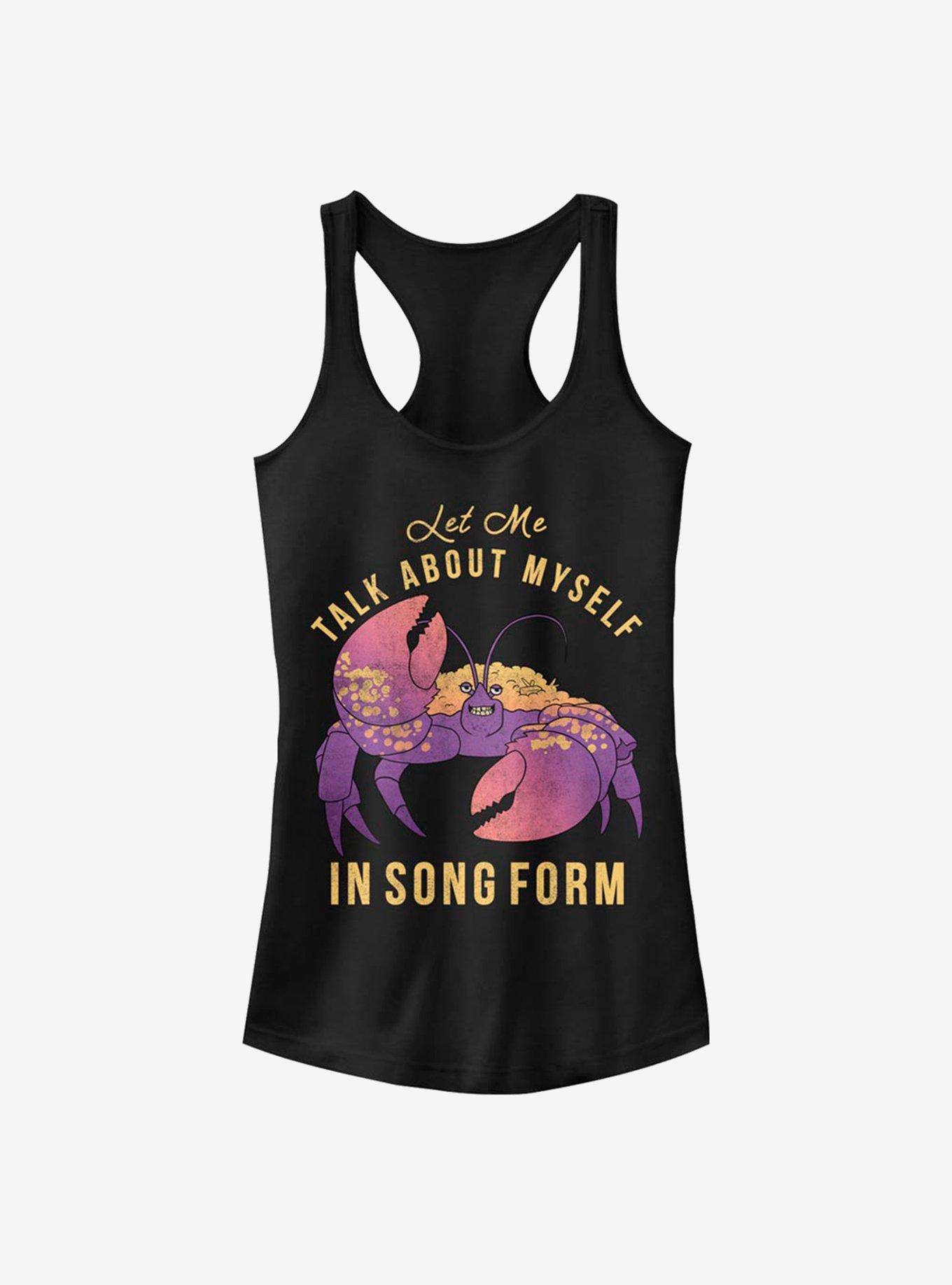 Disney Moana Tamatoa Song Form Girls Tank, BLACK, hi-res