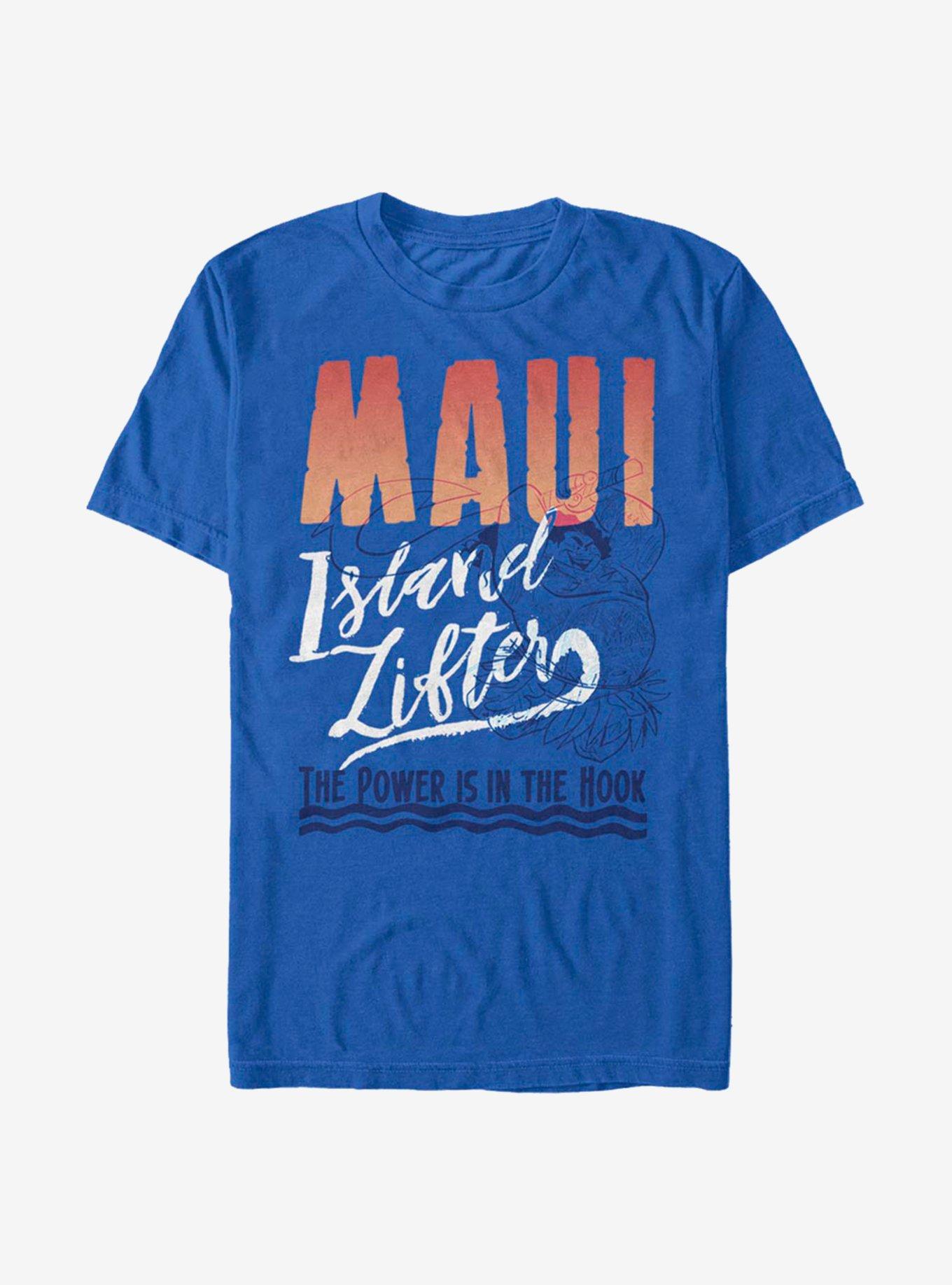 Disney Moana Maui Island Lifter T-Shirt, ROYAL, hi-res