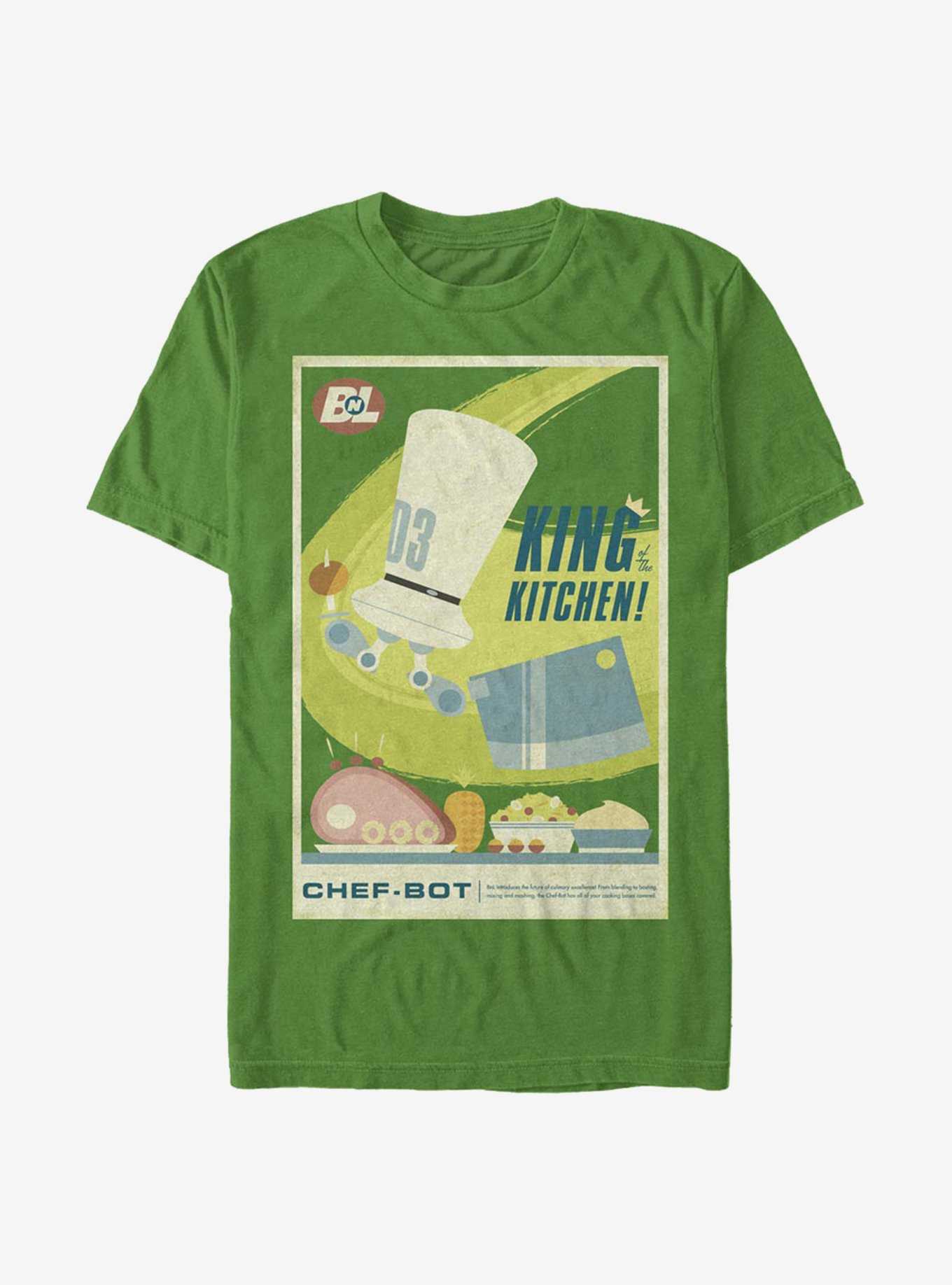 Disney Wall-E King Of The Kitchen Poster T-Shirt, , hi-res