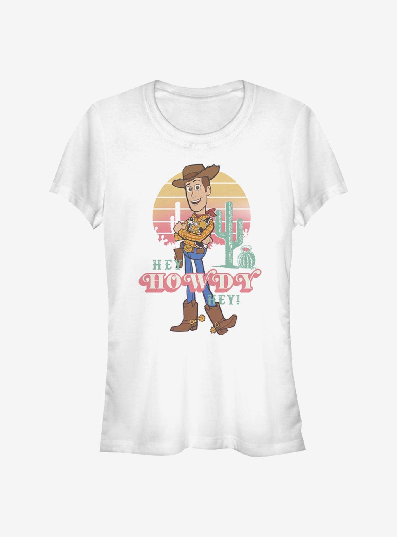 Disney Pixar Toy Story 4 Hey Howdy Girls T-Shirt, WHITE, hi-res