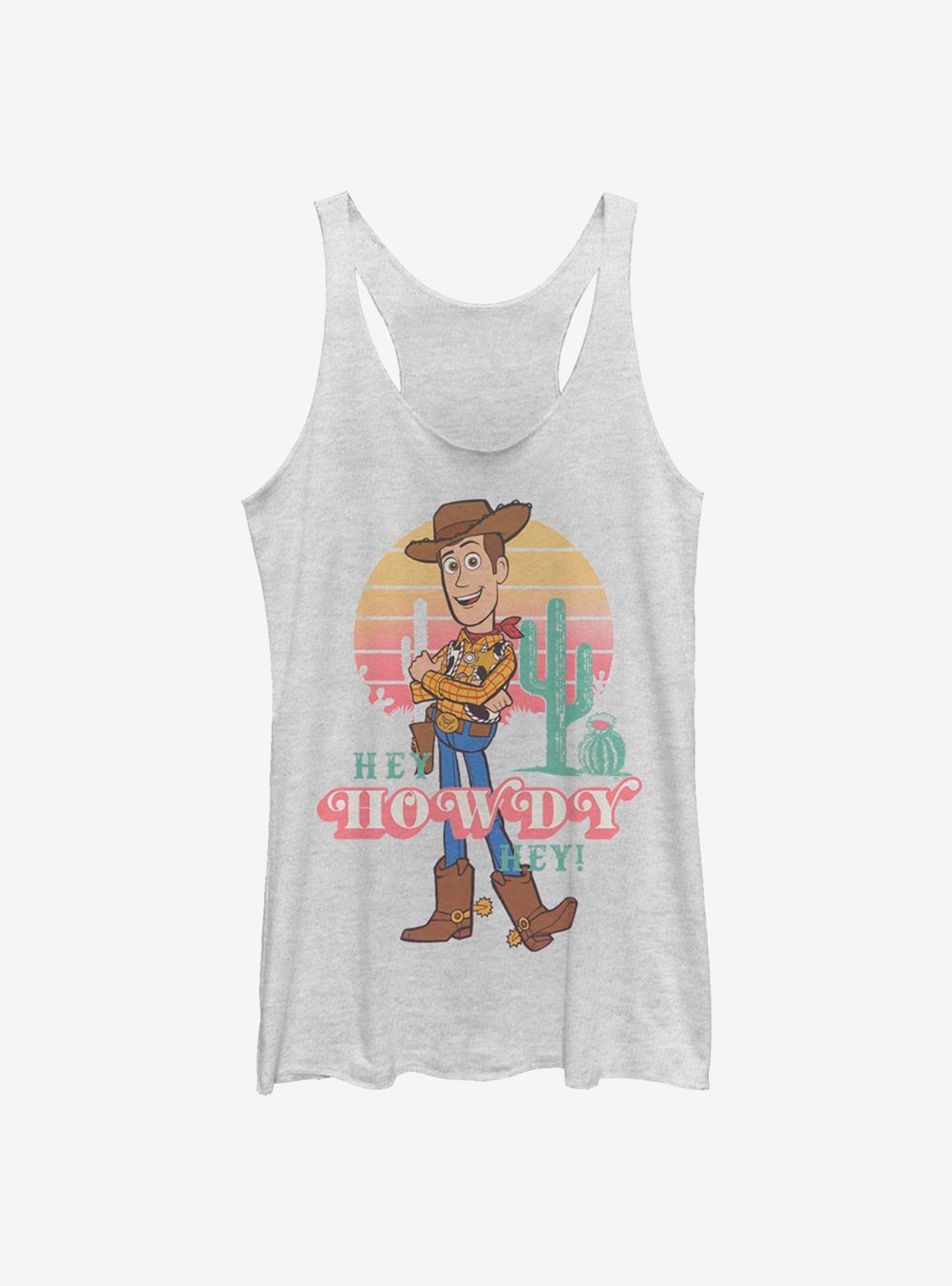 Disney Pixar Toy Story 4 Hey Howdy Girls Tank, WHITE HTR, hi-res