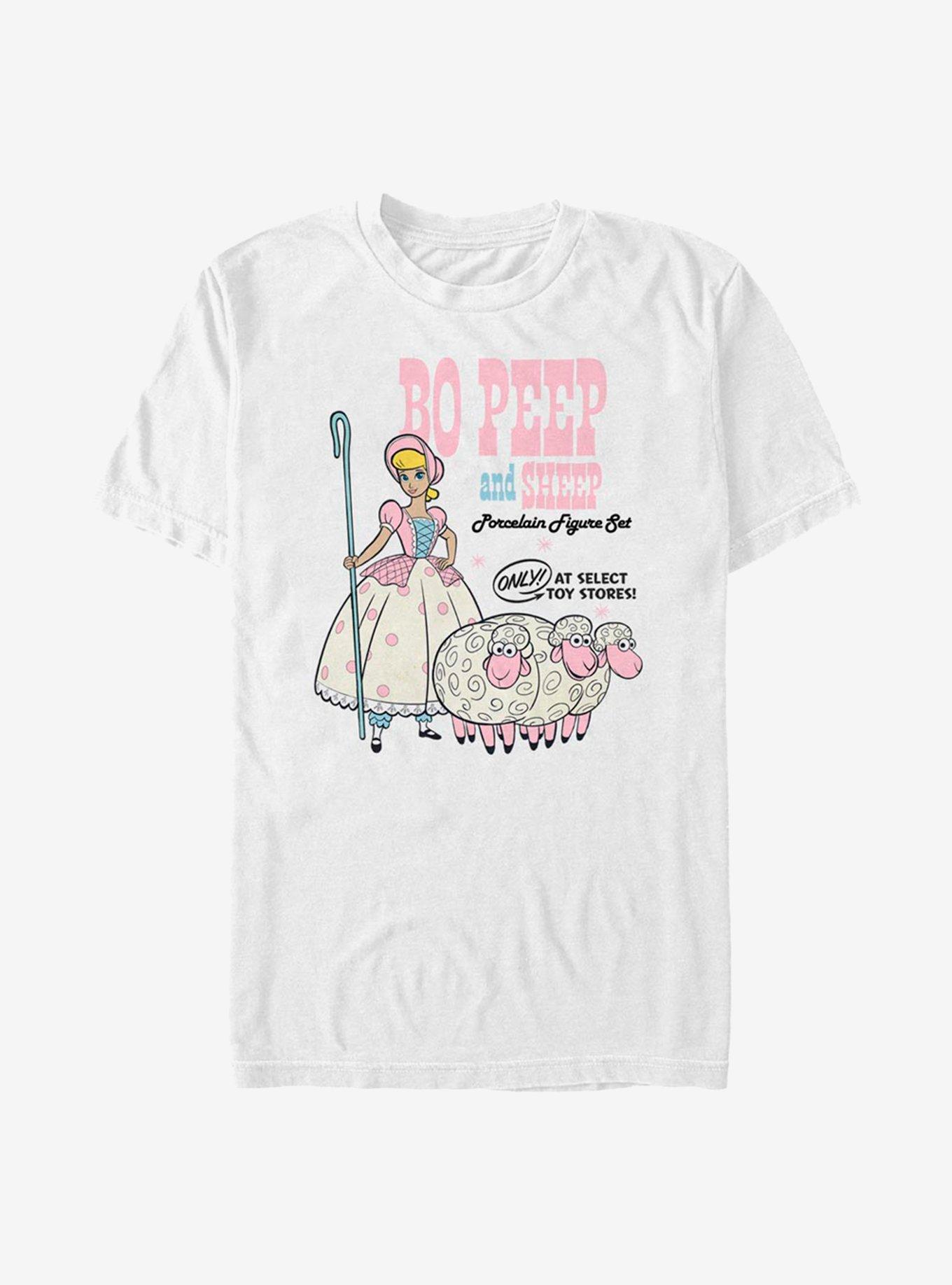 Disney Pixar Toy Story 4 Bo-Peep And Sheep T-Shirt, WHITE, hi-res