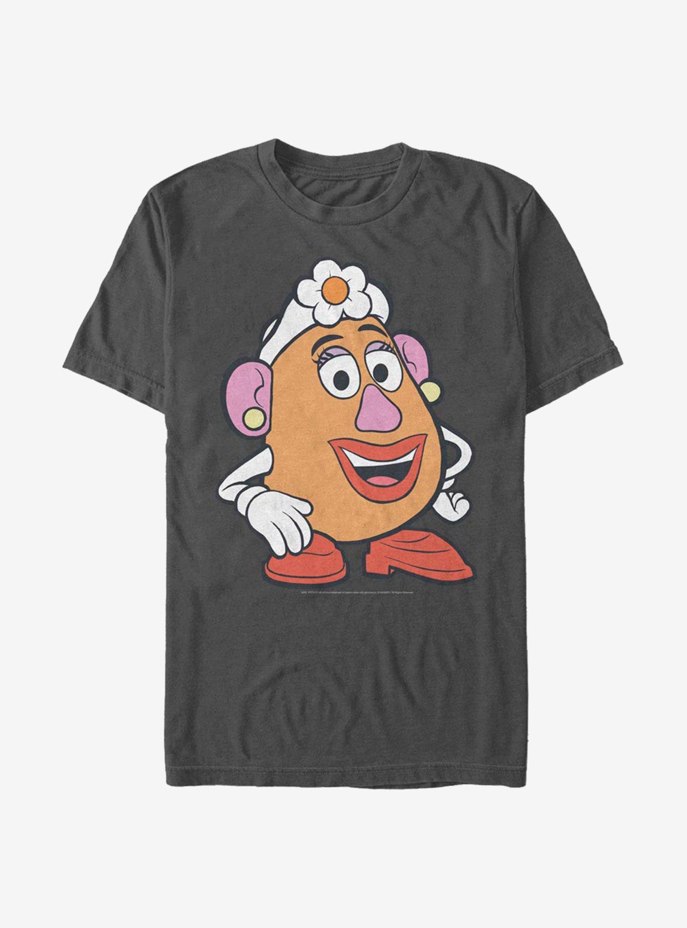 Disney Pixar Toy Story 4 Mrs. Potato Big Face T-Shirt, CHARCOAL, hi-res