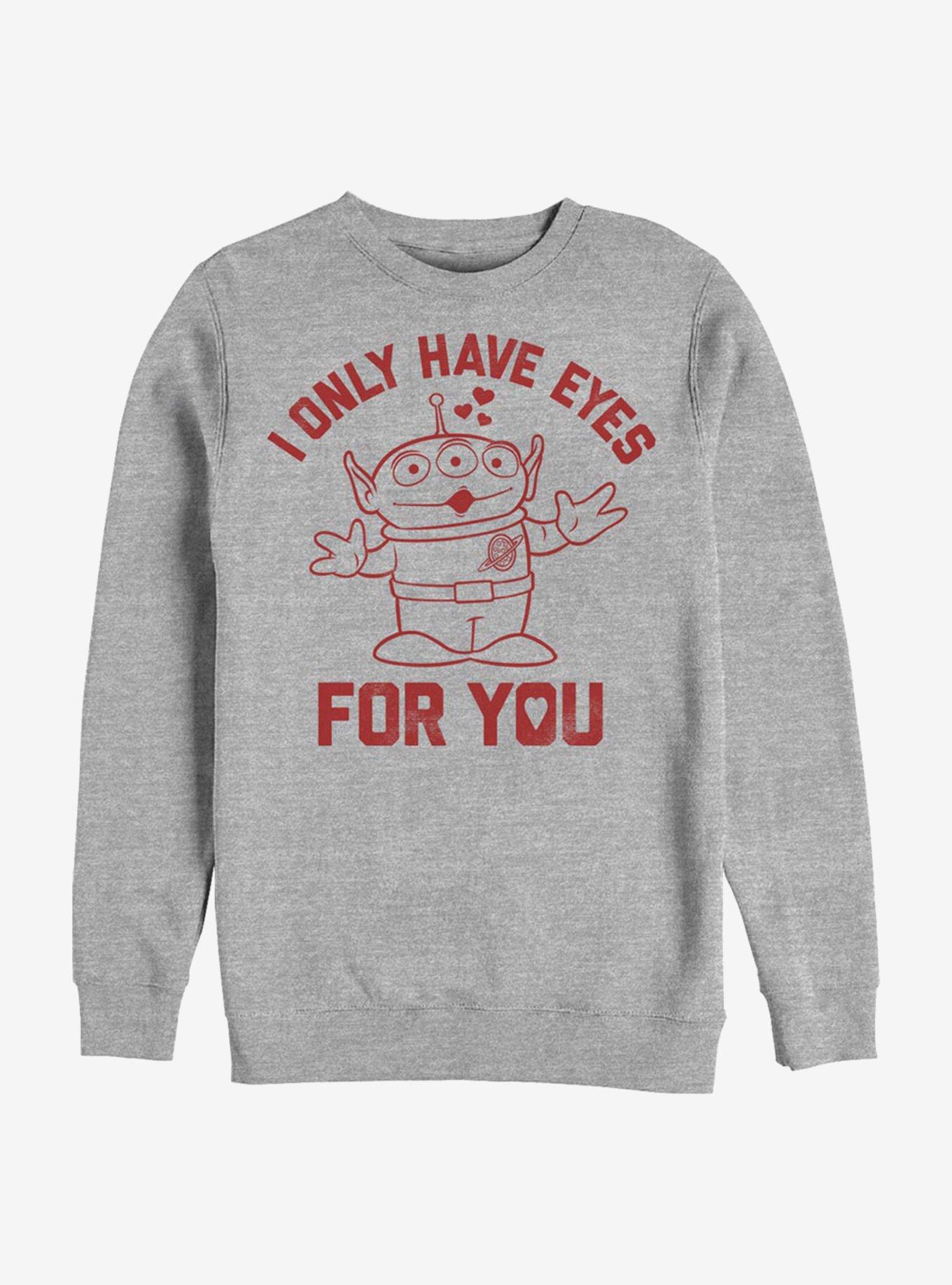 Disney Pixar Toy Story Eyes For You Crew Sweatshirt, ATH HTR, hi-res