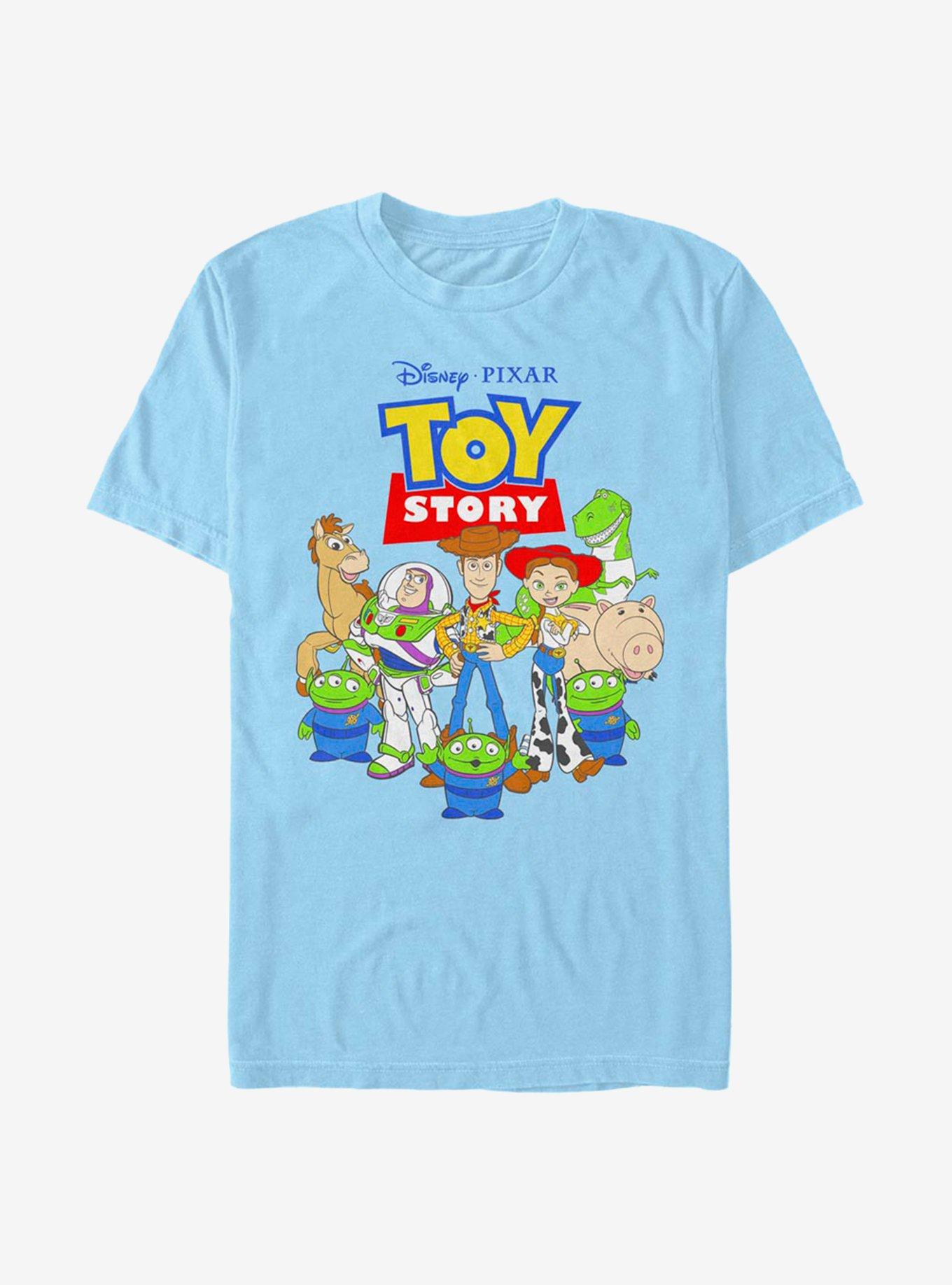 Disney Pixar Toy Story Toy Group T-Shirt, LT BLUE, hi-res