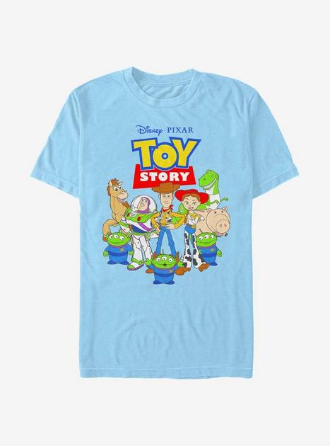 Disney Pixar Toy Story Toy Group T-Shirt - BLUE | Hot Topic