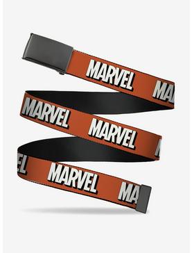 Marvel Shadow Logo Red Black White Clamp Belt, , hi-res