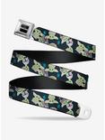 Star Wars The Mandalorian The Child And Frog Icons Navy Seatbelt Belt, MULTICOLOR, hi-res