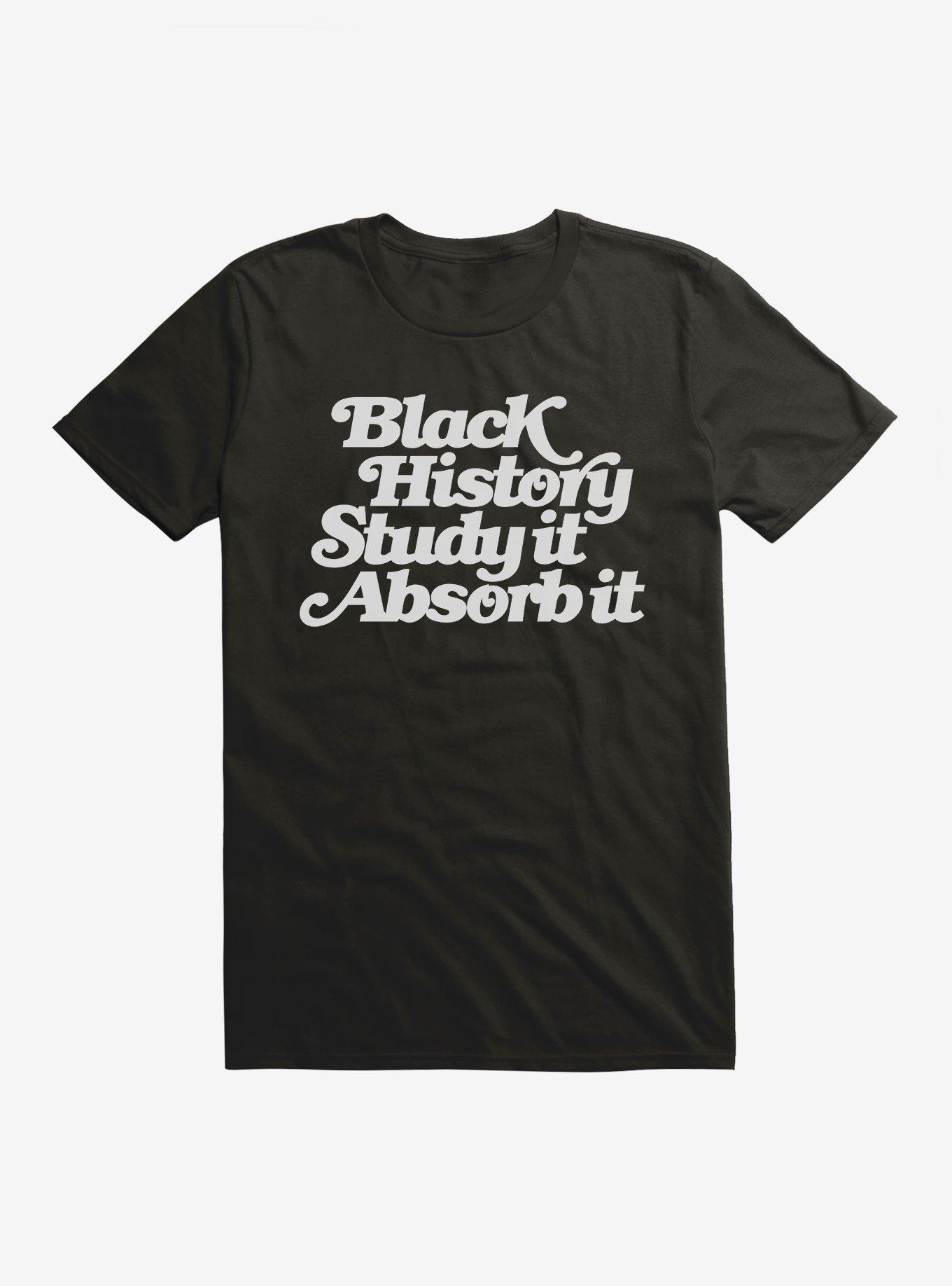 Black History Month Study It Absorb It T-Shirt, , hi-res