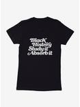 Black History Month Study It Absorb It Womens T-Shirt, , hi-res