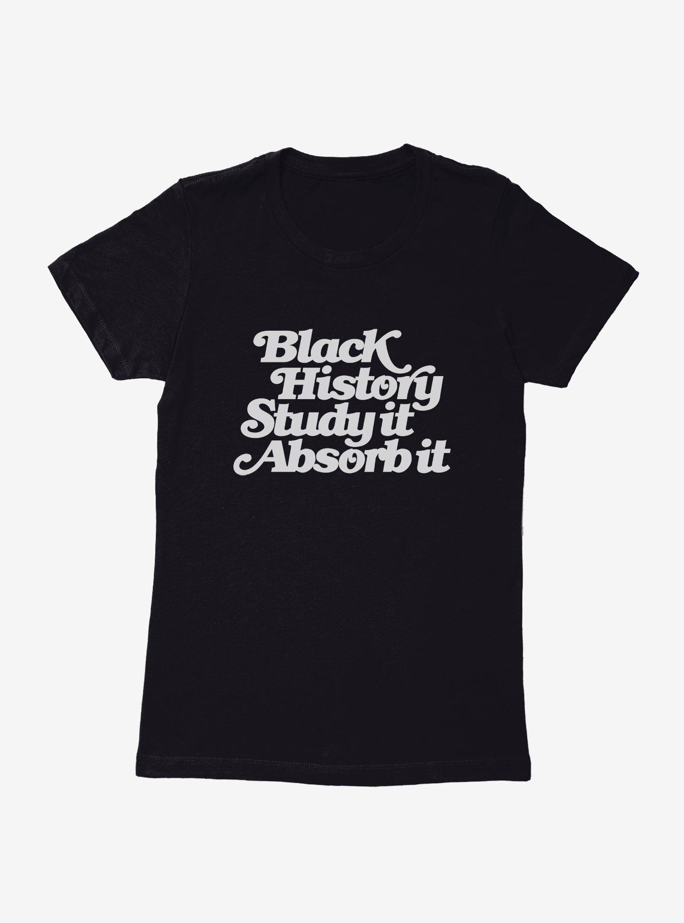 Black History Month Study It Absorb It Womens T-Shirt, , hi-res