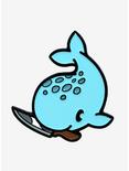 Cute & Deadly Friends Summer Edition Whale Enamel Pin, , hi-res
