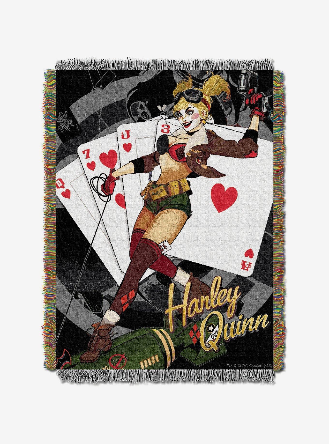 DC Comics Harley Quinn Tapestry Throw, , hi-res