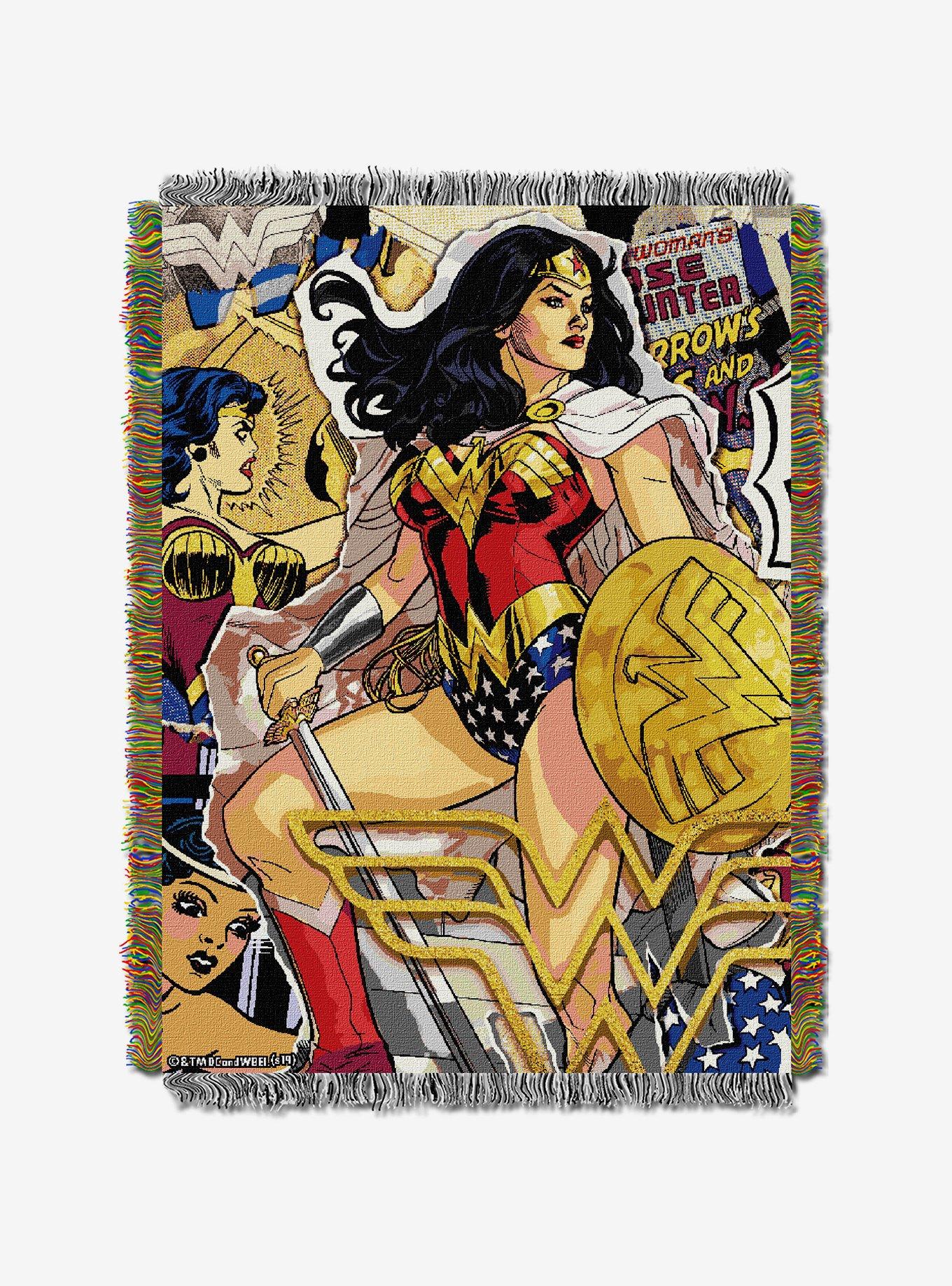 DC Comics Wonder Woman Gone Wonder Tapestry Throw, , hi-res