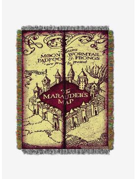 Harry Potter Marauders Map Tapestry Throw, , hi-res