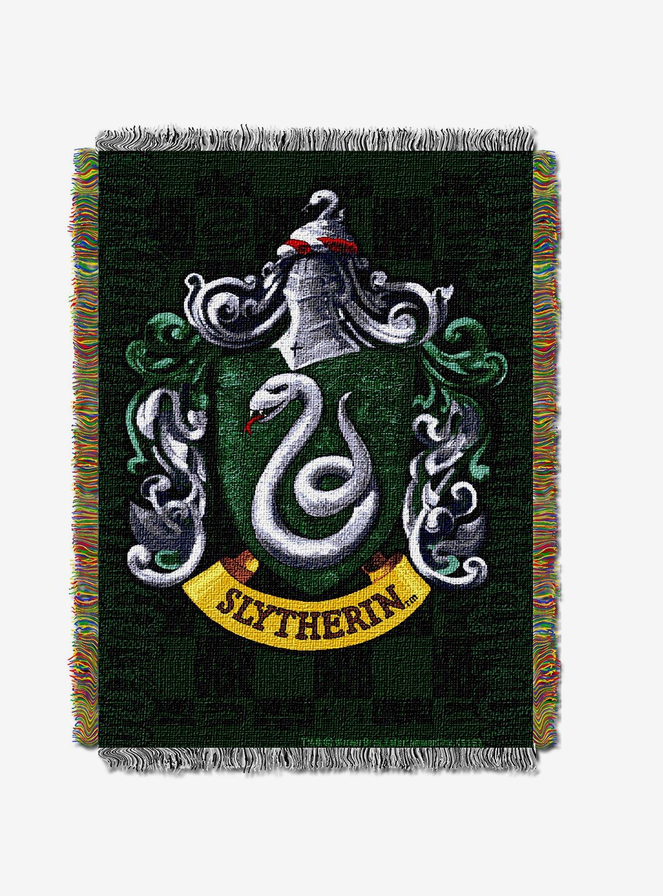 Harry Potter Slytherin Shield Tapestry Throw, , hi-res