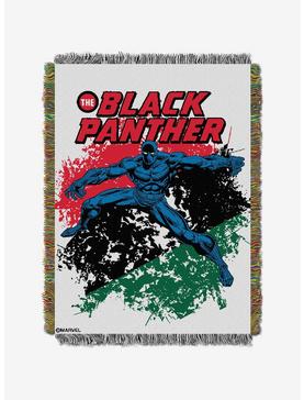 Plus Size Marvel Black Panther Defend Tapestry Throw, , hi-res