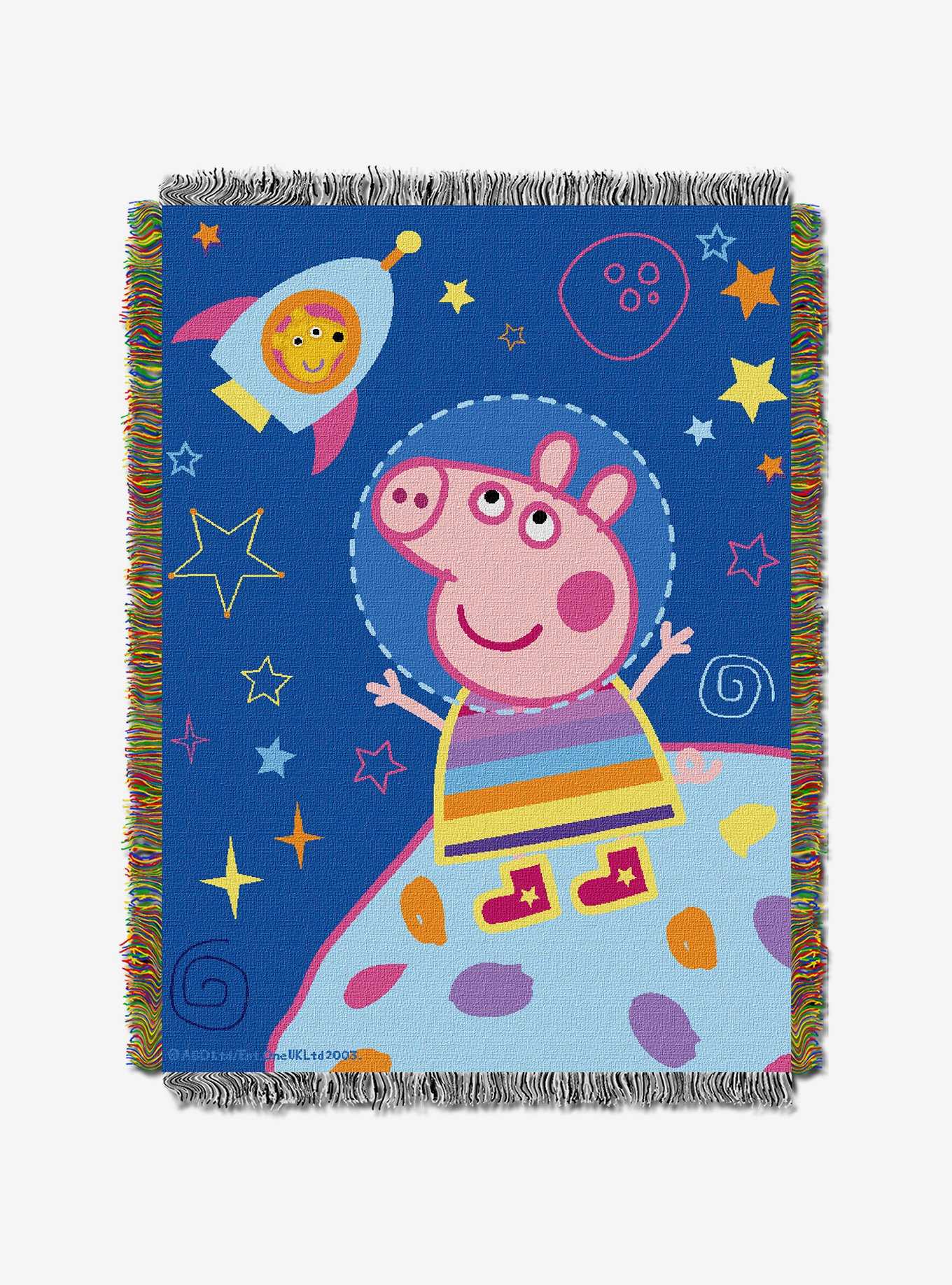 Peppa Pig Love My Space Tapestry Throw, , hi-res