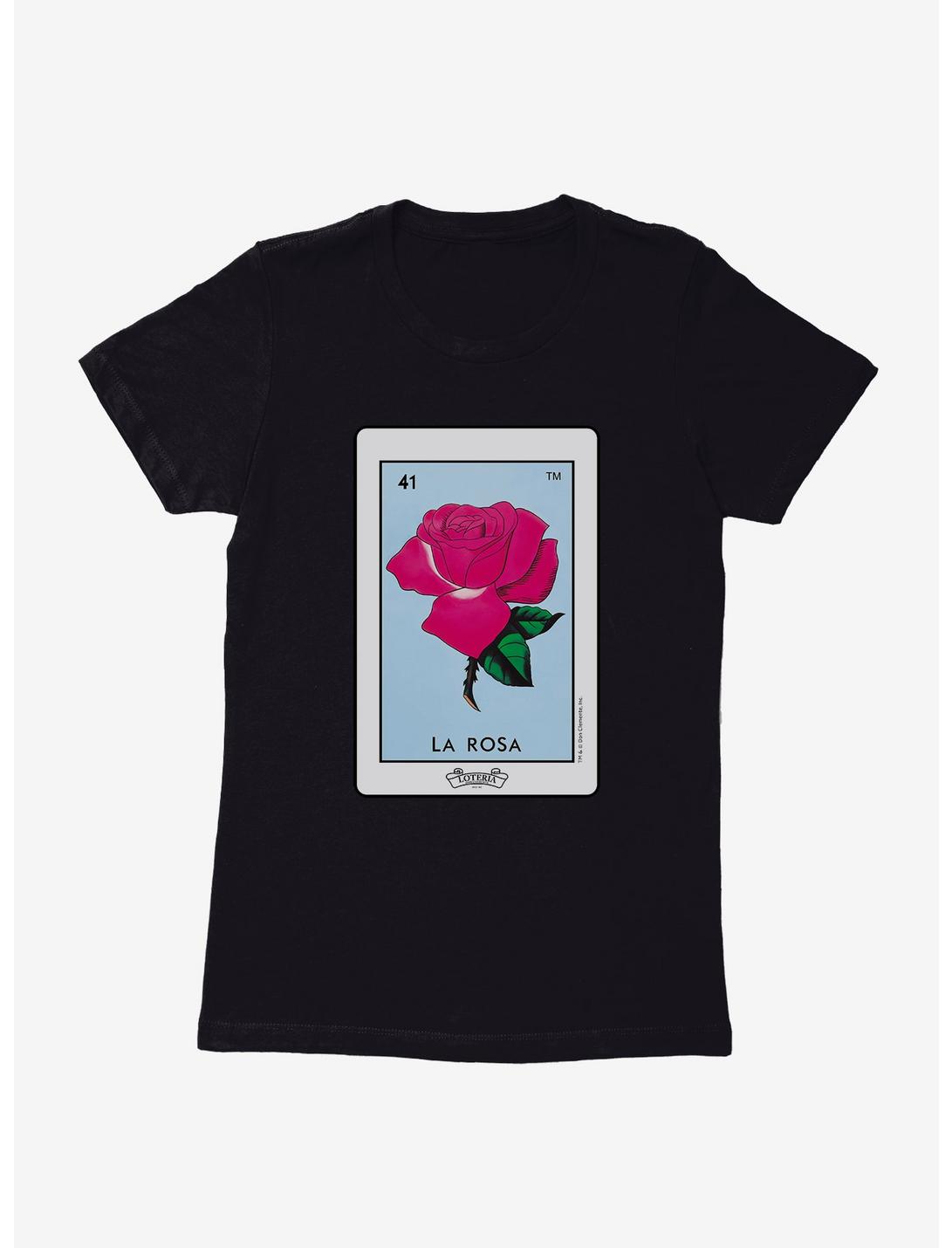 Loteria La Rosa Tarjeta Logo Womens T-Shirt, , hi-res