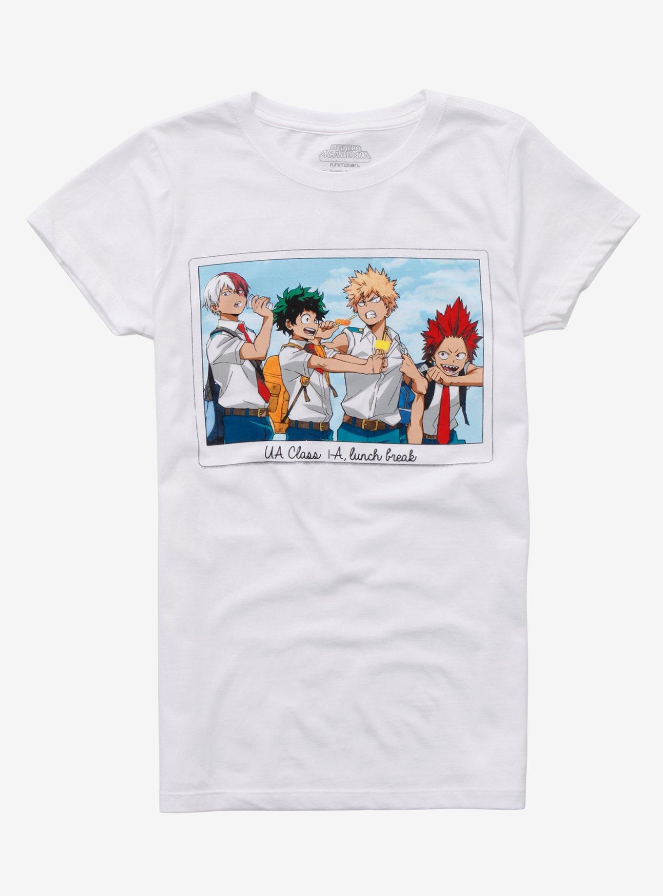 My Hero Academia Class 1-A Lunch Break Girls T-Shirt, MULTI, hi-res