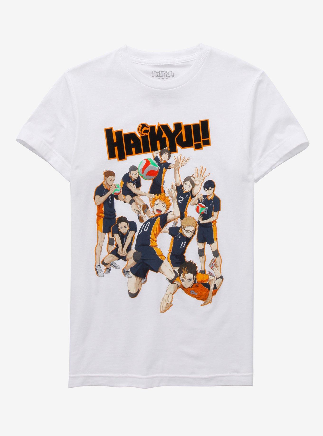 Haikyu!! Team Jump Boyfriend Fit Girls T-Shirt, MULTI, hi-res