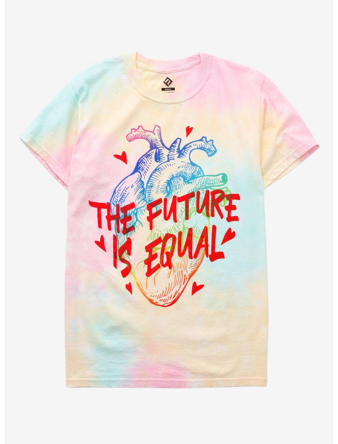Heart Future Is Equal Tie-Dye T-Shirt, MULTI, hi-res