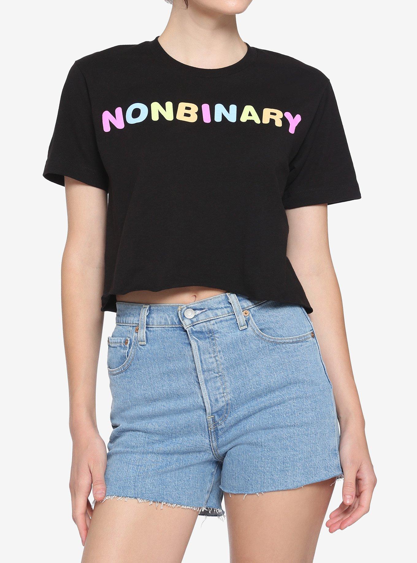 Nonbinary Crop T-Shirt, MULTI, hi-res