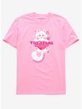Cat Toe Beans Candy T-Shirt, PINK, hi-res