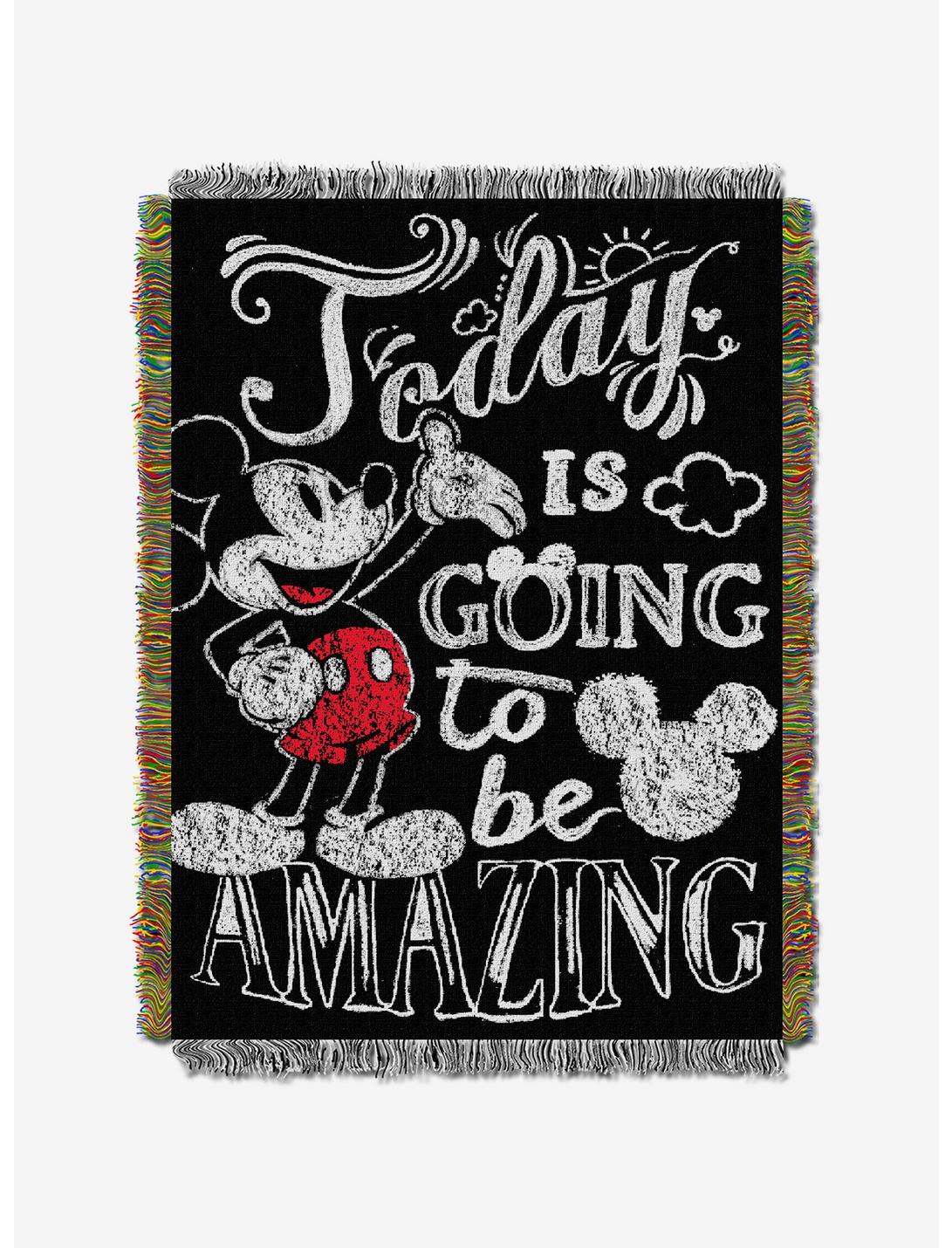 Disney Classic Mickey Amazing Day Tapestry Throw, , hi-res