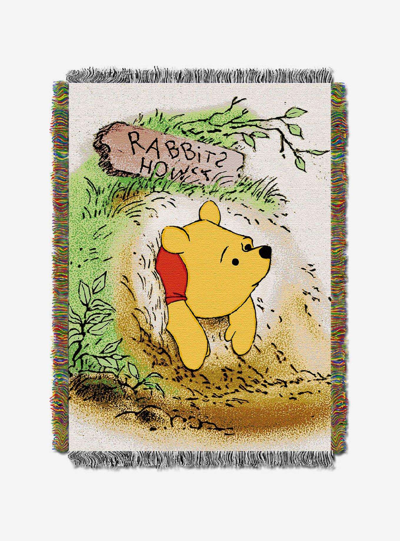 Disney Winnie The Pooh Vintage Tapestry Throw, , hi-res