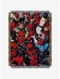 Marvel Deadpool We Are All Here Tapestry Throw, , hi-res