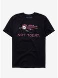 Not Today Grim Reaper Tired T-Shirt By Vo Maria, MULTI, hi-res