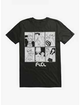 FLCL Black And White Panels T-Shirt , , hi-res