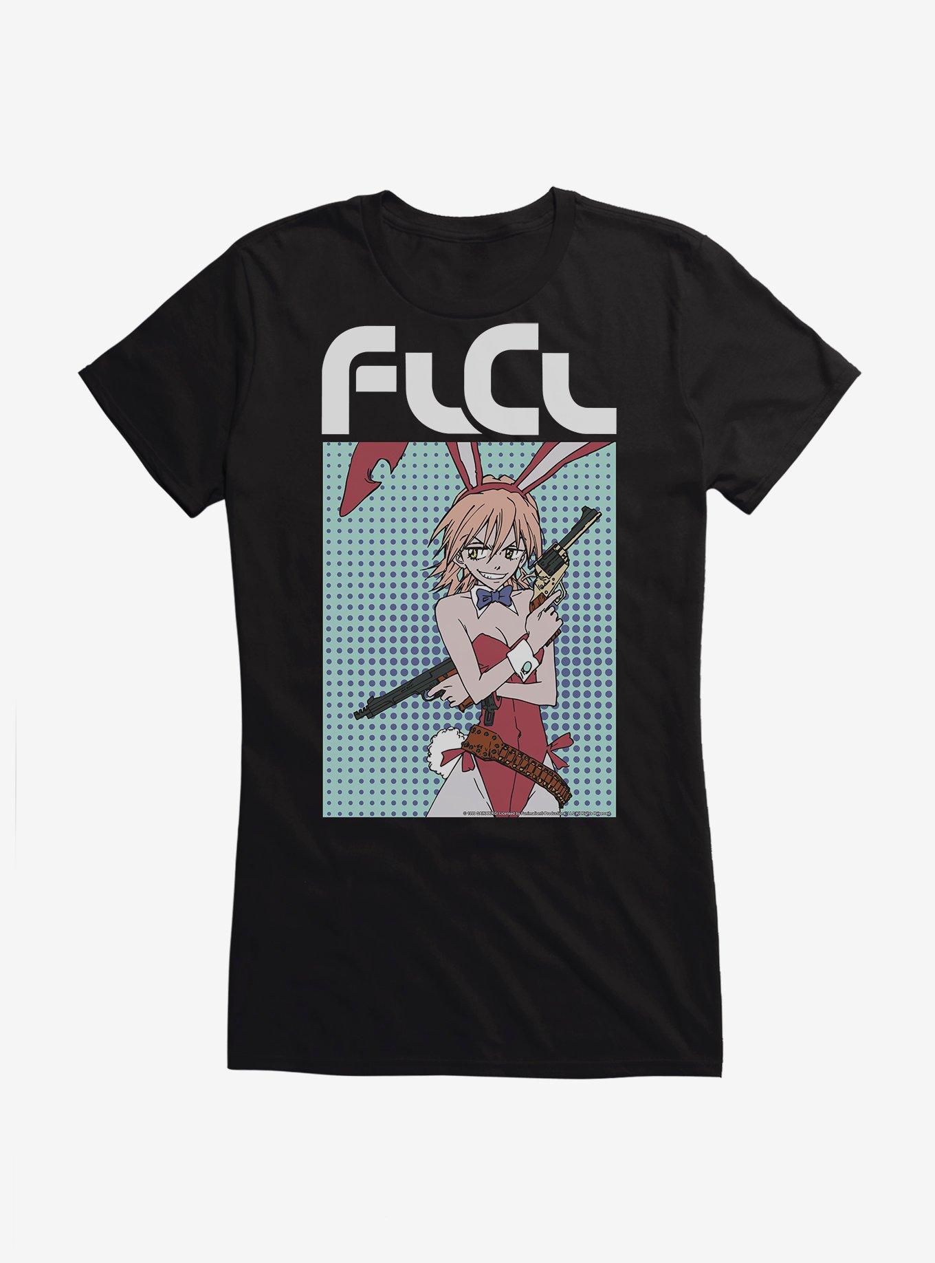 FLCL Haruko Girls T-Shirt, BLACK, hi-res