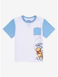 Disney Winnie the Pooh Rainy Day Toddler Pocket T-Shirt - BoxLunch Exclusive, LIGHT GREY, hi-res