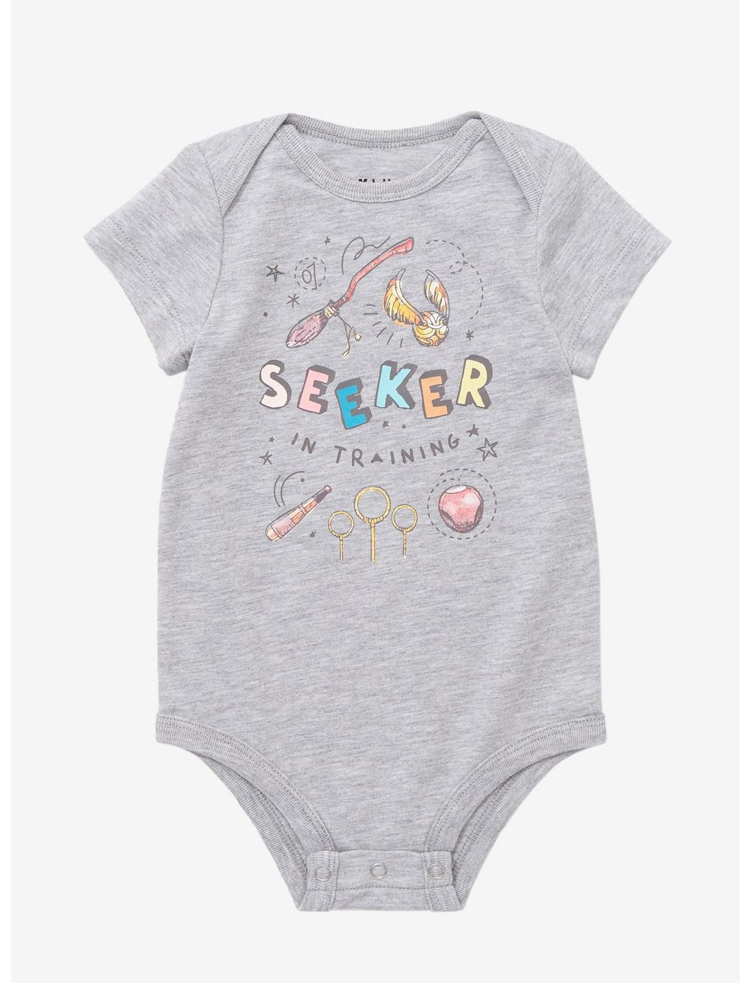 Harry Potter Seeker in Training Infant One-Piece - BoxLunch Exclusive, HEATHER GREY, hi-res