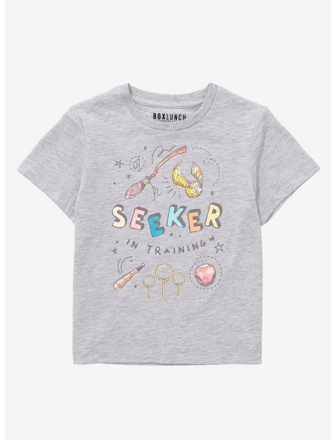 Harry Potter Seeker in Training Toddler T-Shirt - BoxLunch Exclusive, HEATHER GREY, hi-res