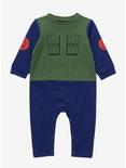 Naruto Shippuden Kakashi Hatake Infant One-Piece - BoxLunch Exclusive, FOREST GREEN, hi-res