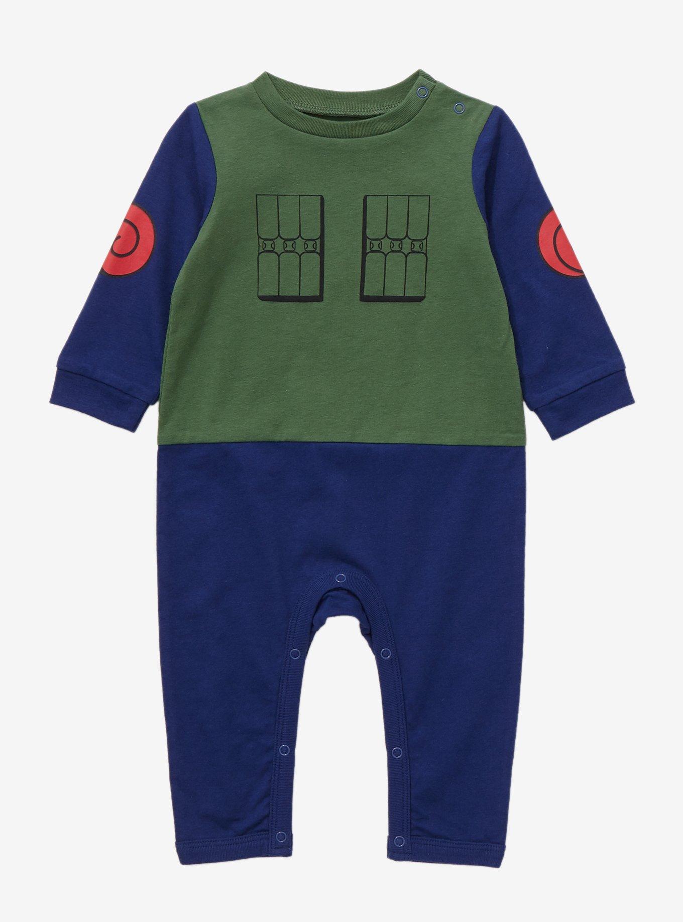 Naruto Shippuden Kakashi Hatake Infant One-Piece - BoxLunch Exclusive, FOREST GREEN, hi-res