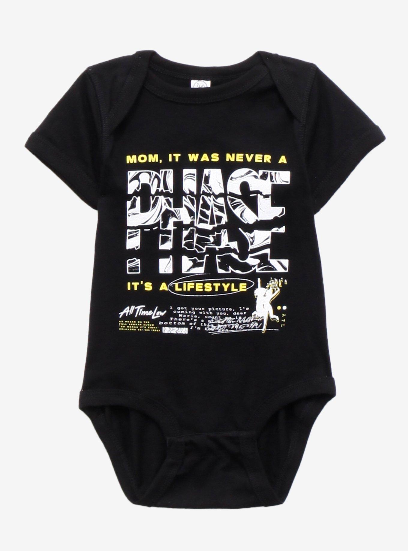 All Time Low Never A Phase Infant Bodysuit, BLACK, hi-res