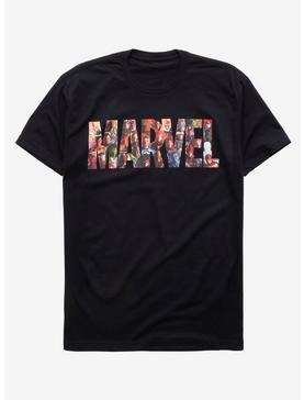 Marvel Fill Logo T-Shirt, , hi-res
