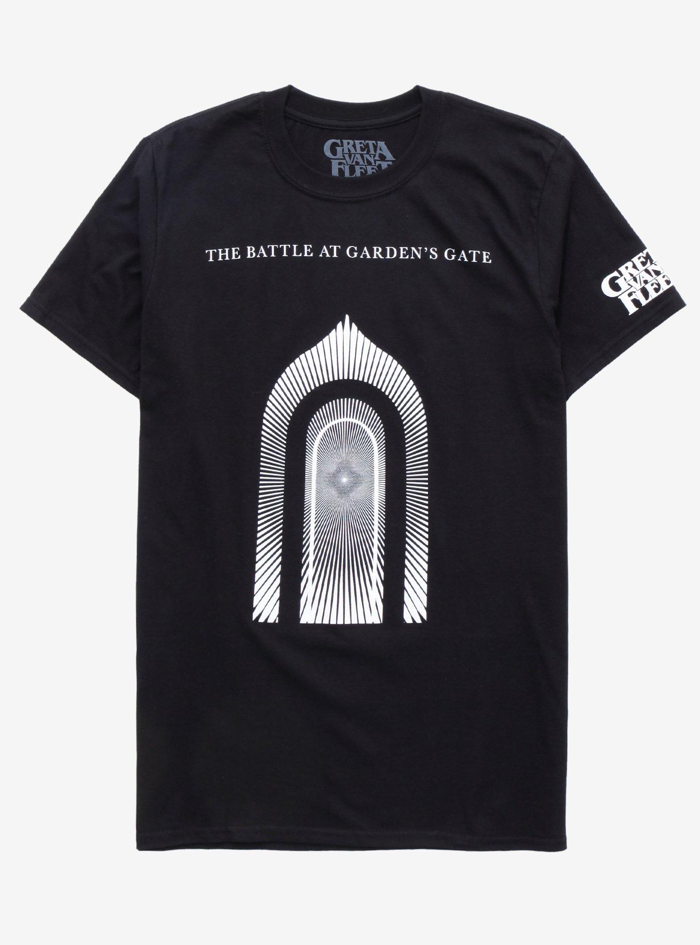 Greta Van Fleet Garden's Gate T-Shirt, BLACK, hi-res