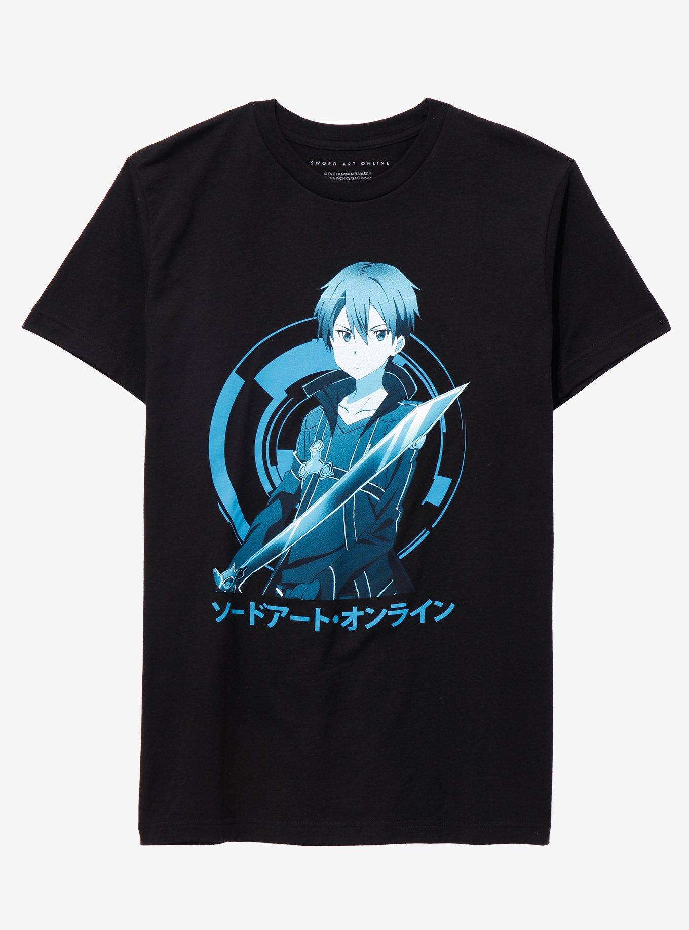 Sword Art Online Kirito T-Shirt, GREY, hi-res