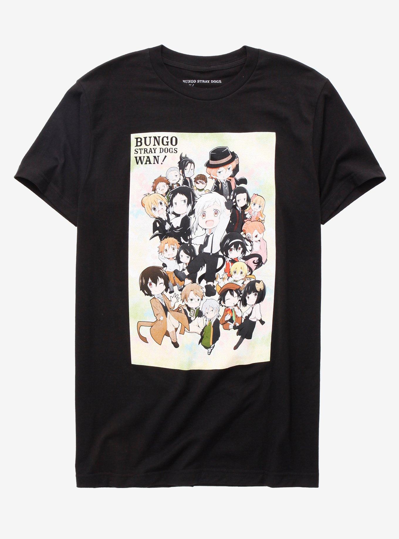 bungou stray dogs t shirt