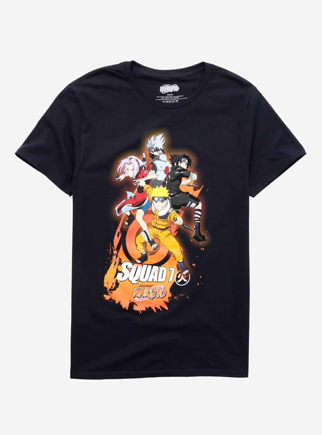 Naruto Shippuden Squad 7 T-Shirt, BLACK, hi-res