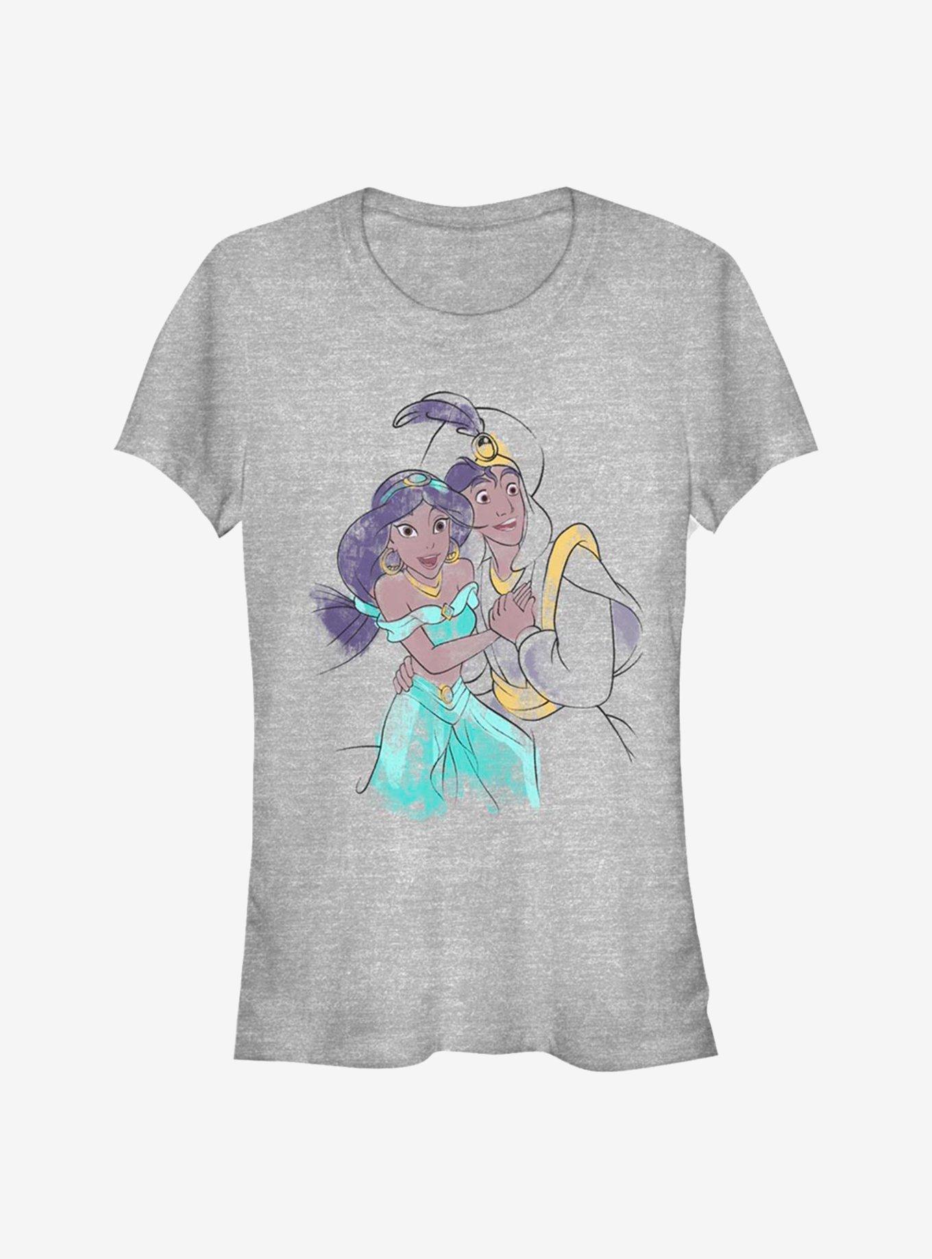 Disney Aladdin Jasmine And Ali Girls T-Shirt, ATH HTR, hi-res