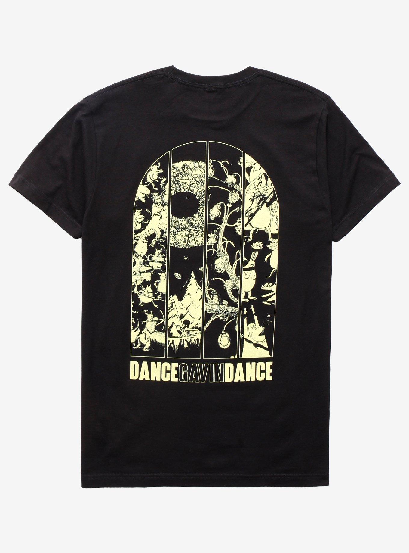 Dance Gavin Dance Multi Albums T-Shirt, BLACK, hi-res