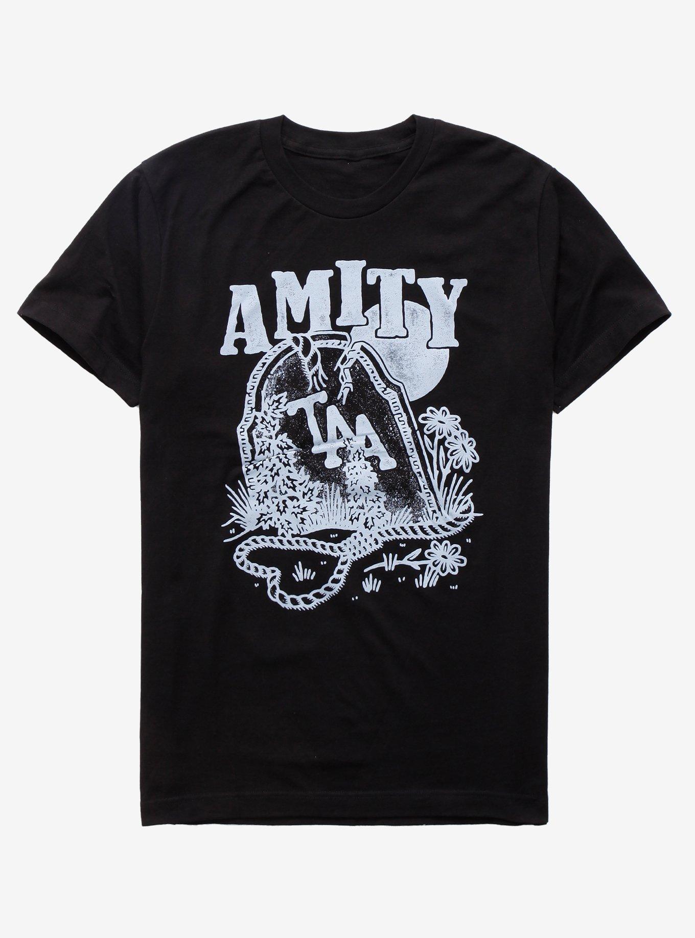 The Amity Affliction Gravestone T-Shirt, BLACK, hi-res